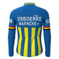 IJsboerke Blue Vintage Long Sleeve Cycling Jersey Top