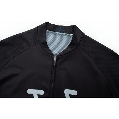 Black Short Sleeve Cycling Jersey