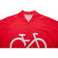 Red Short Sleeve Men Funny MTB Short Sleeve Cycling Jersey Top