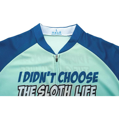 Sloth Funny Short Sleeve Cycling Jersey