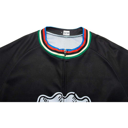 Paint Beer Black Short Sleeve Cycling Jersey