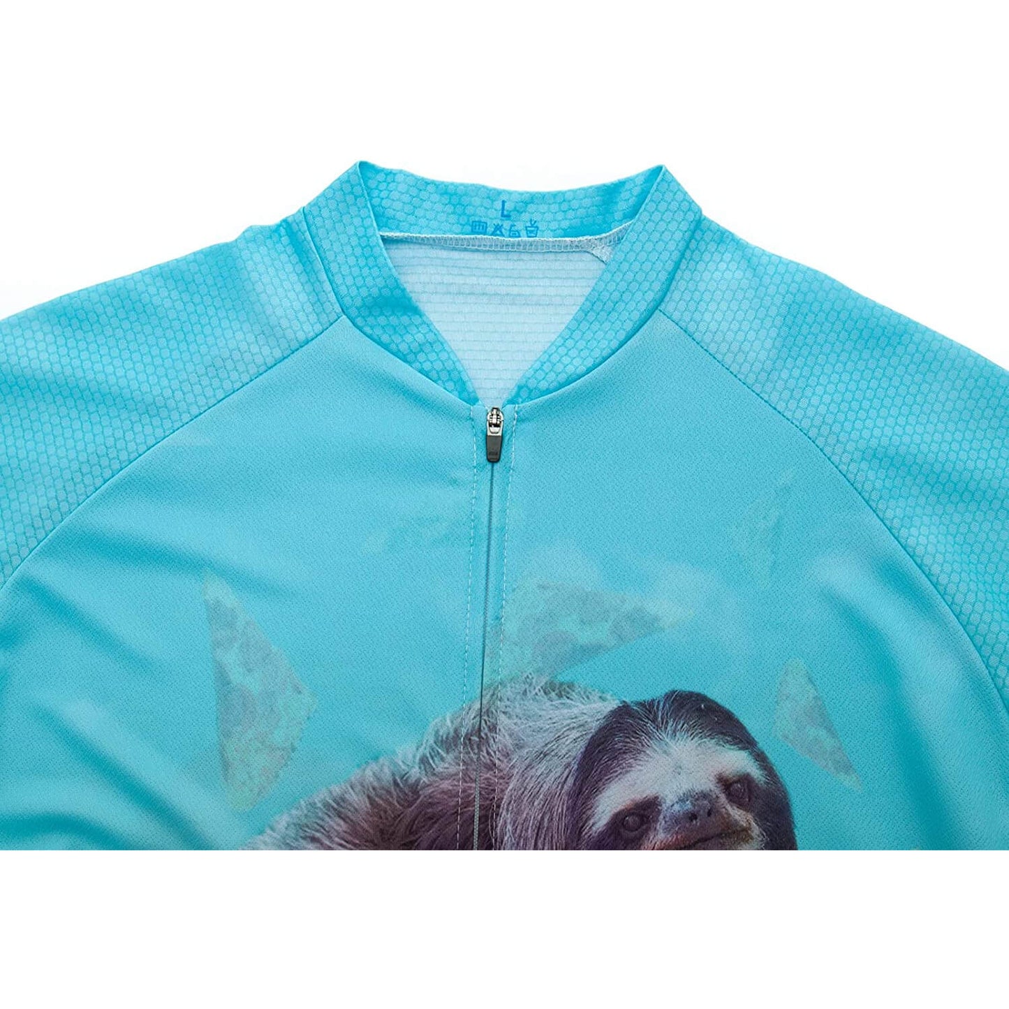 Pizza Sloth Funny Short Sleeve Cycling Jersey