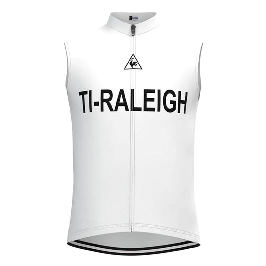 TI Raleigh White Retro MTB Cycling Vest