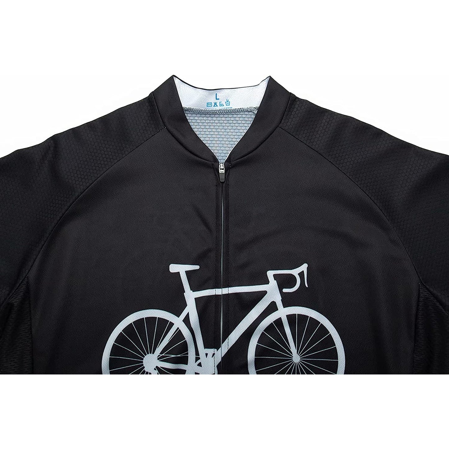 Black Short Sleeve Cycling Jersey