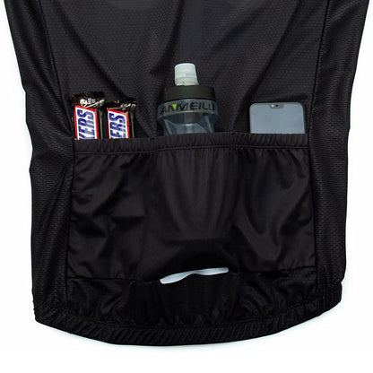 Black Short Sleeve Cycling Jersey