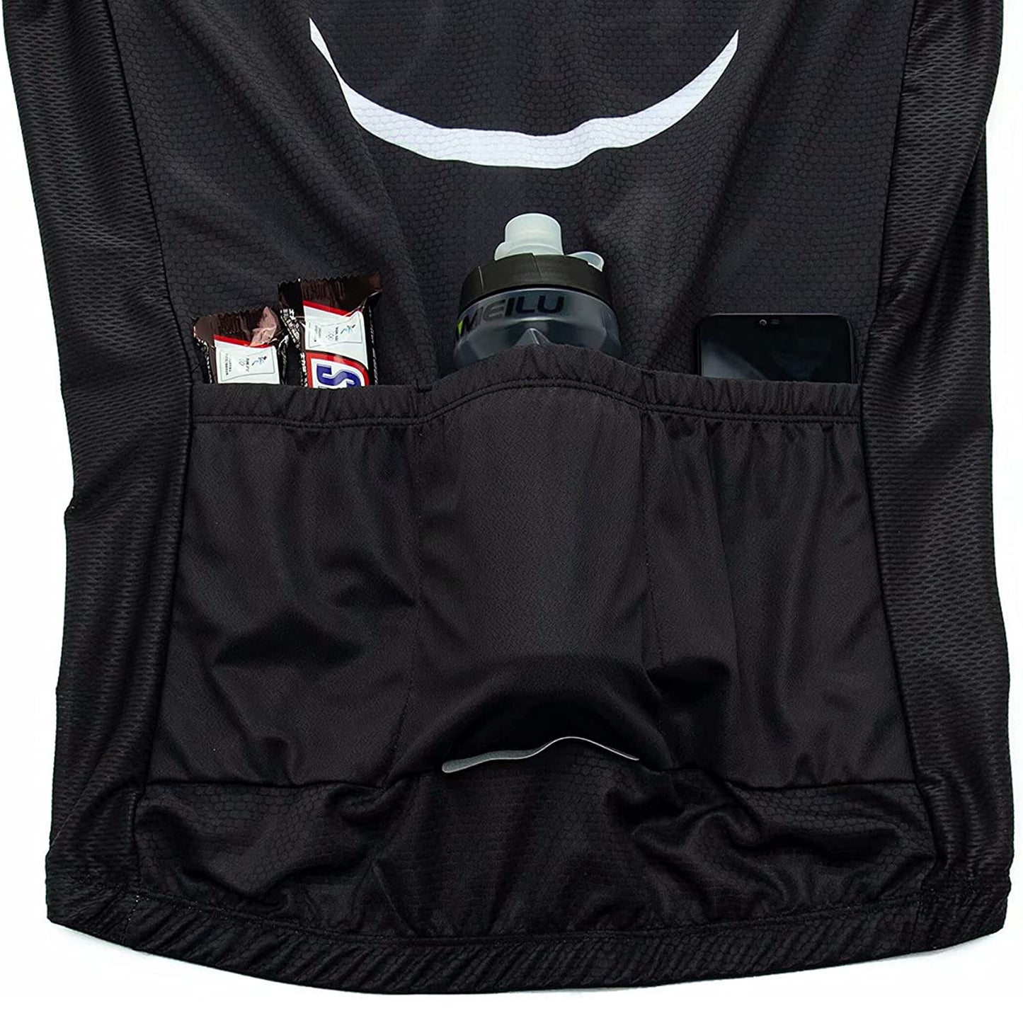 Black Short Sleeve Cycling Jersey