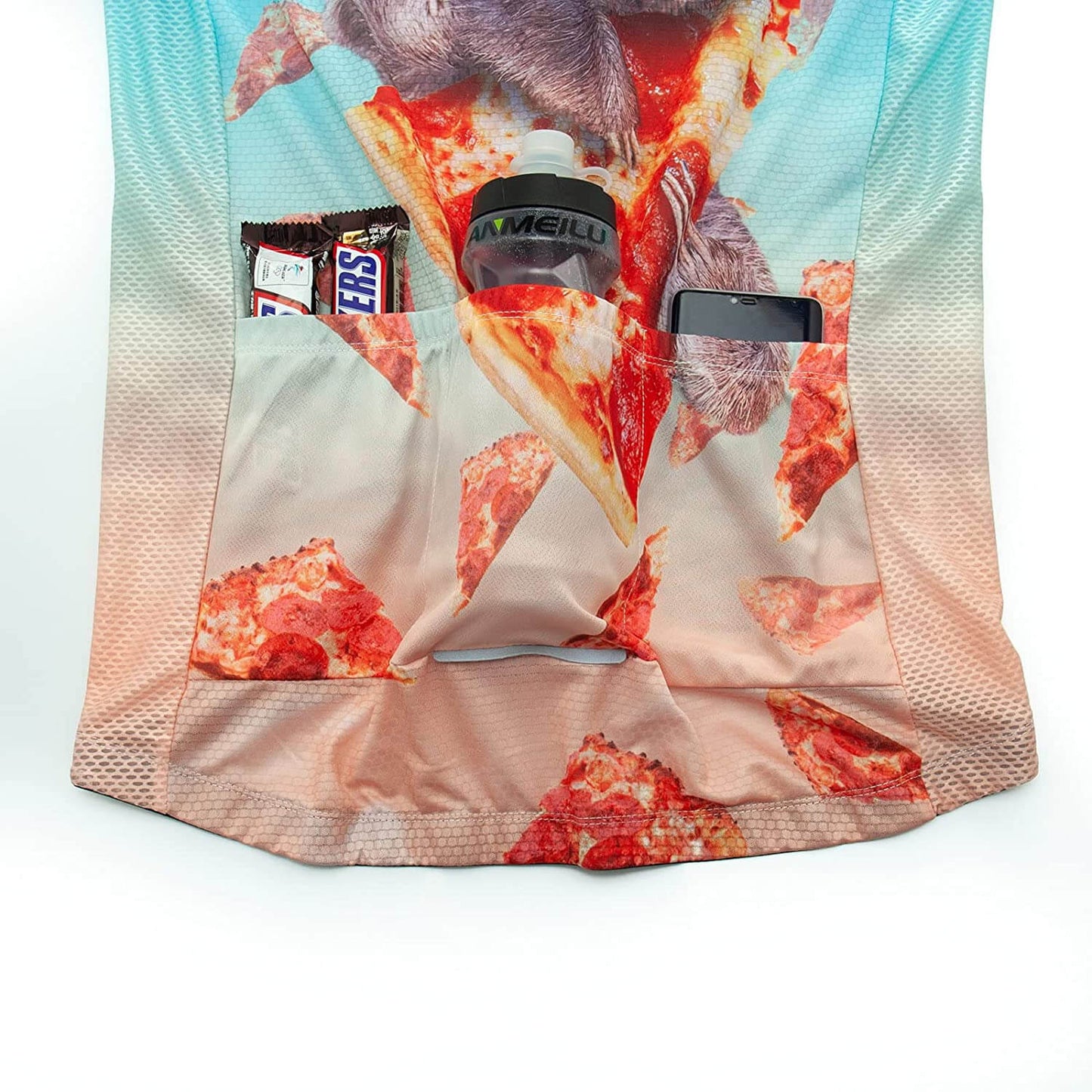 Pizza Sloth Funny Short Sleeve Cycling Jersey