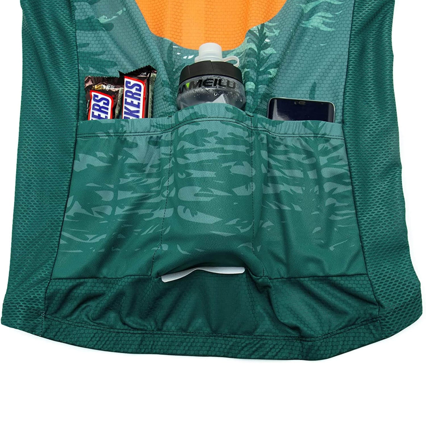 Forest Sloth Funny Short Sleeve Cycling Jersey