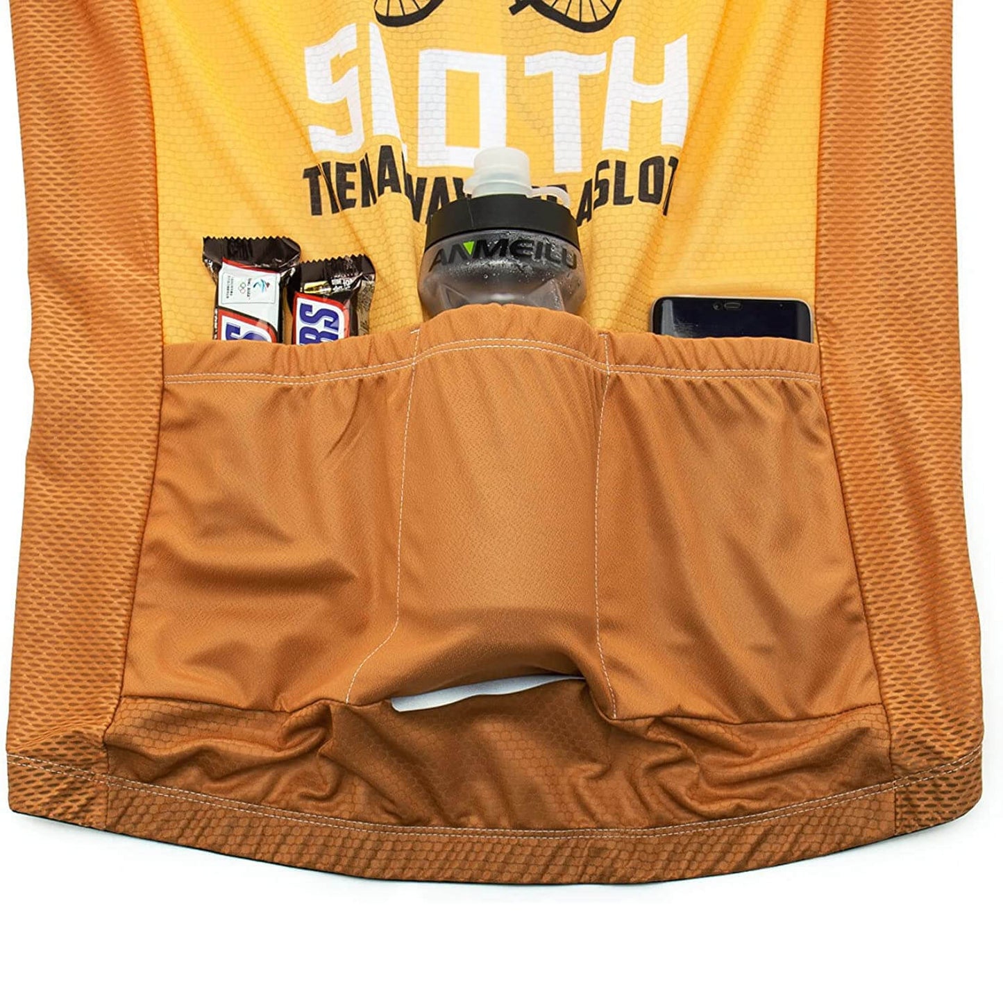 Hard Work Sloth Funny Short Sleeve Cycling Jersey
