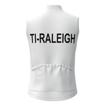 TI Raleigh White Retro MTB Cycling Vest