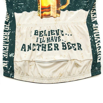 Beer Yellow Short Sleeve Cycling Jersey