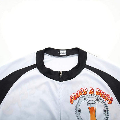 Gears & Beers Short Sleeve Cycling Jersey